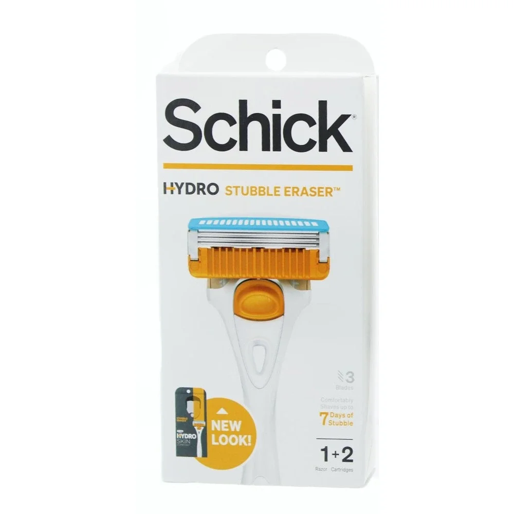 Men Razor‎ Schick Hydro Stubble Eraser 1 Razor and 1 Cartridge